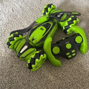 Green Remote Control Stunt Car